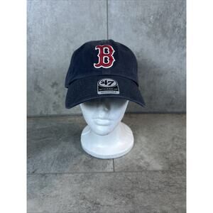 MLB Boston Red Sox ‘47 Brand Heritage Clean Up Hat Adjustable Navy Dad Hat